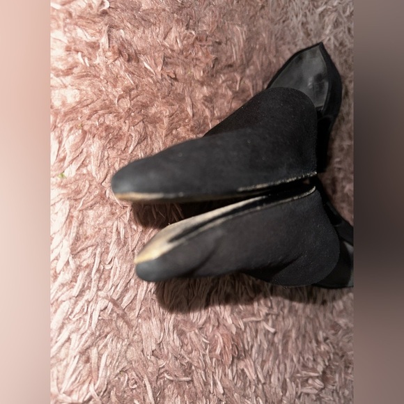 Vince Black suede Women's pointed kitten Heels 8 formal office - Picture 8 of 15